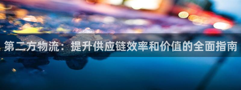 28圈注册登录：第二方物流：提升供应